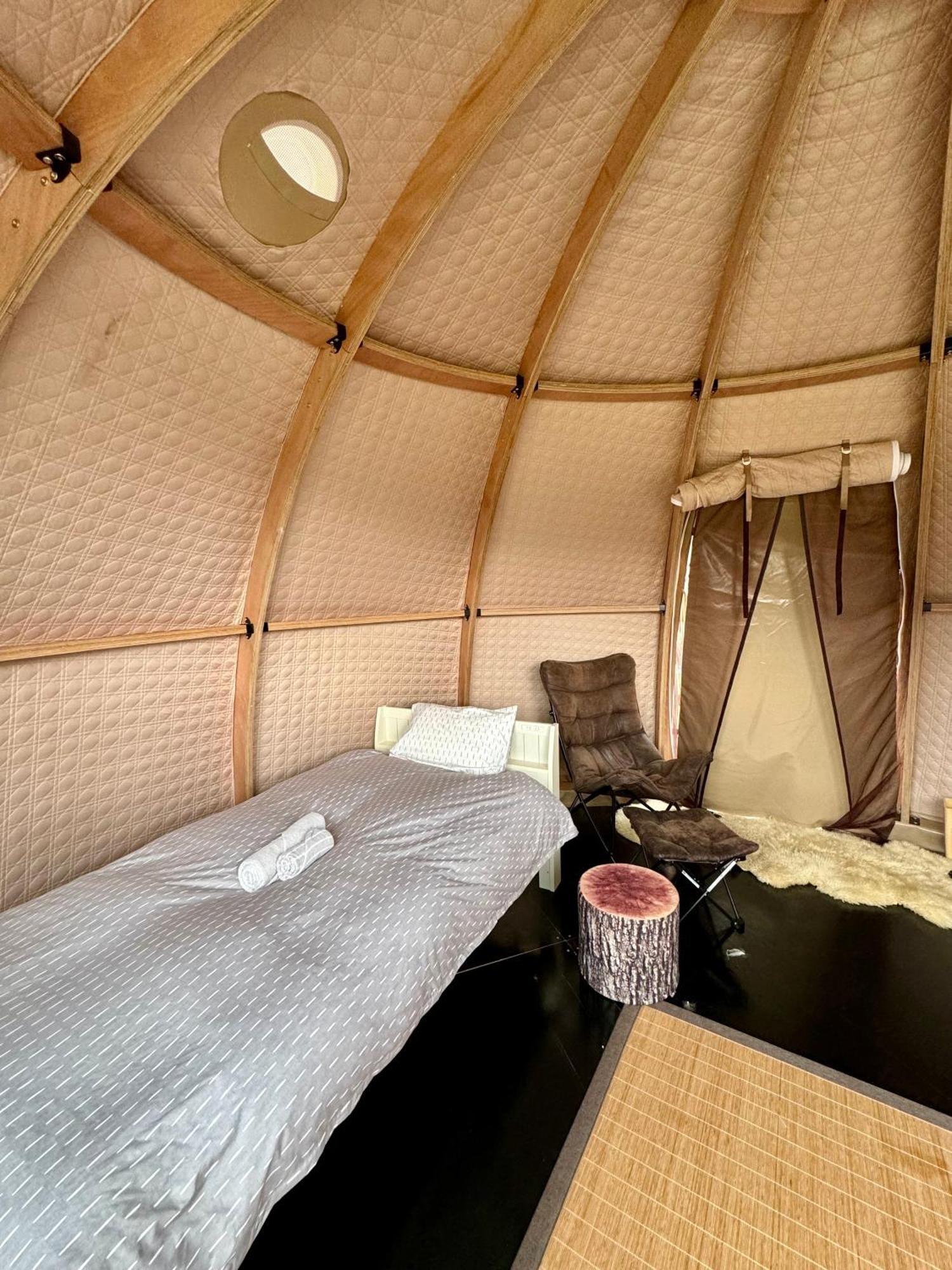 Hotel Fuji Dome Glamping Fujikawaguchiko Exterior foto